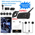 V6 PRO+/PLUS Motorcycle Helmet Bluetooth Walkie Talkie
