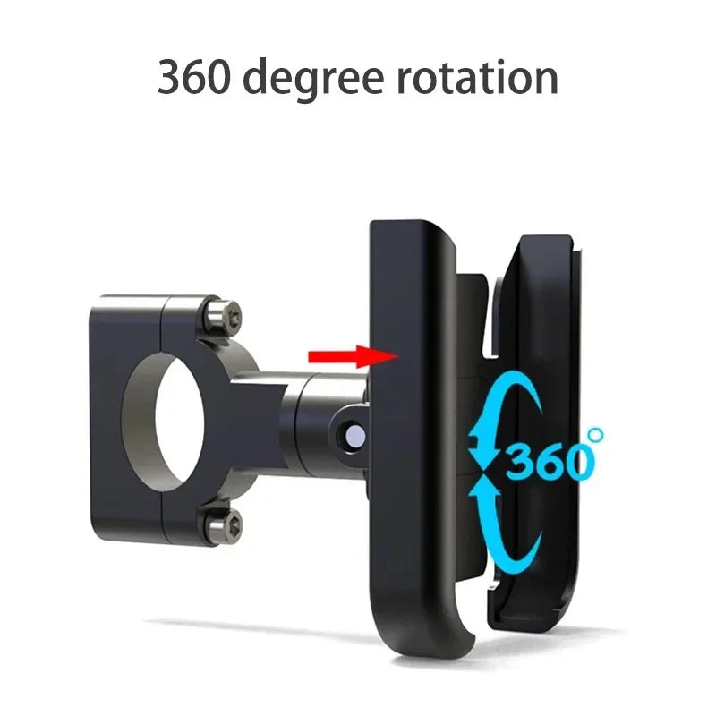 Aluminum Alloy Motorcycle Bike Bicycle Phone Holder
