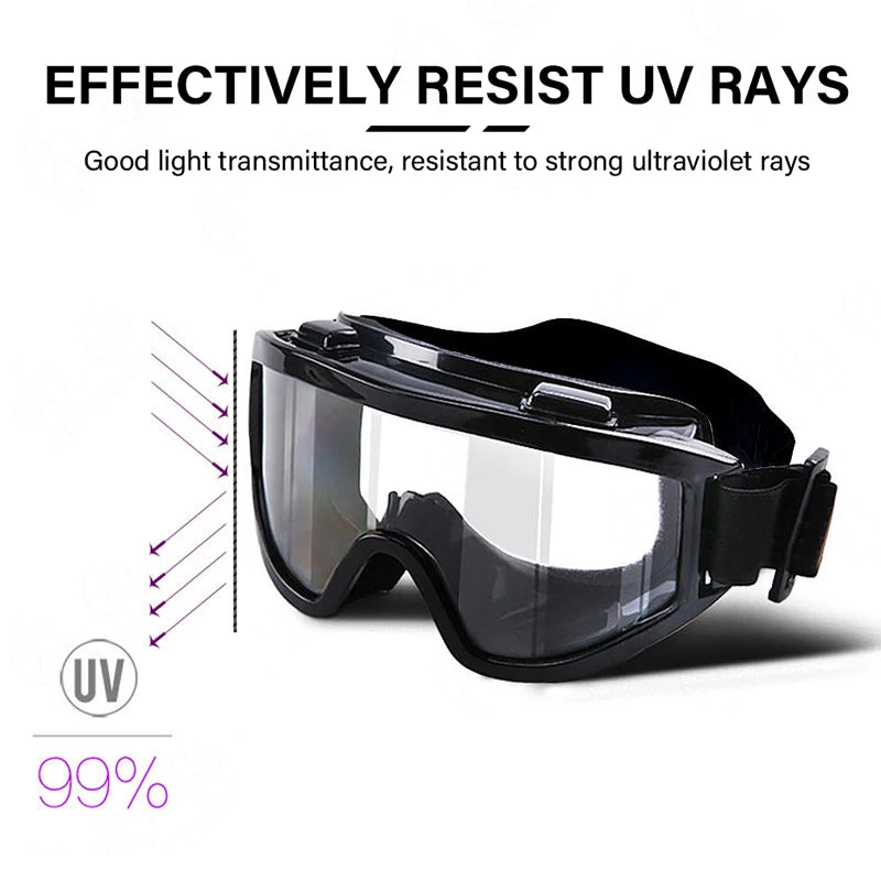 Motorcycle Goggles Glasses Men Women Eye Protect Off-road Cycling Safety
