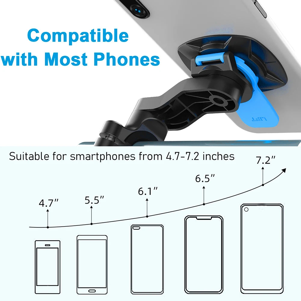 Motorcycle Bike Phone Holder Navigation Support for 4.7-7.2'' Phone