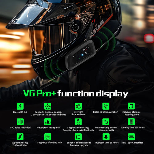 RideComm V6 Pro+